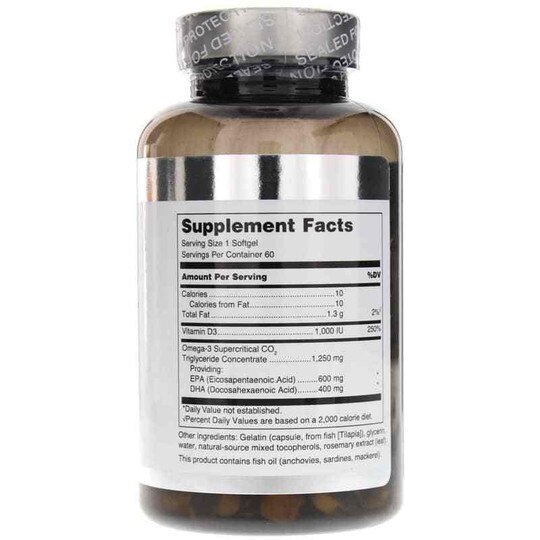 Quell Fish Oil EPA/DHA Plus Vitamin D, DGL